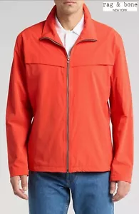 GIACCA RAG & BONE NUOVA CON ETICHETTE $350 INSEGUIMENTO GRANT ARANCIONE SANGUE. TAGLIA L - Foto 1 di 12