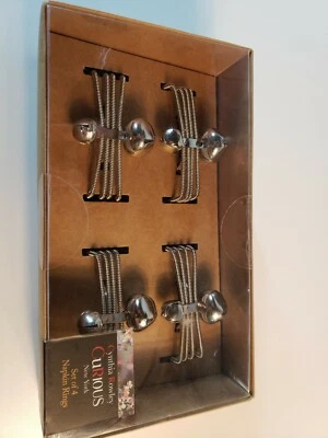 Nuevo Juego de 4 servilleteros araña Halloween Cynthia Rowley Curious New York Foto 1 de 3