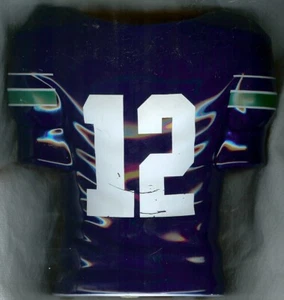 1990 seattle seahawks football jersey flower vase 12th man fans season tickets - Picture 1 of 5