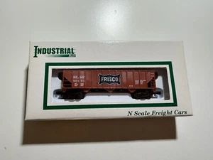 Industrial Rail N Scale 100 Ton 3 Bay Hopper St. Louis-San Francisco #90491 Brn - Picture 1 of 3