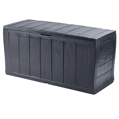 Keter Aufbewahrungsbox Sherwood, 270 Liter, Gartenbox Kissenbox Gartentruhe Box - Bild 1 von 4