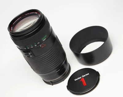Ex+! Vivitar A-Mount Series I 70-210mm 1:2.8-4.0 APOCHROMATIC AF Lens +Hood/Caps - Image 1 of 4