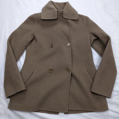 Abrigo Max Studio Pea Mujer Talla L Beige Angora Lana Conejo Foto 1 de 4