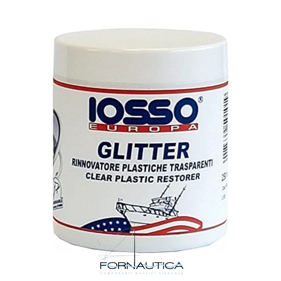 Iosso Glitter Pasta Rinnovatore lucidante per Plexiglass plastiche trasparenti - Immagine 1 di 1