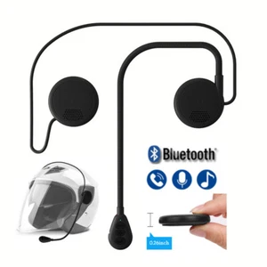 Wireless Bluetooth 5.0 Motorcycle Helmet Headset Headphone Speaker Hands-free - Picture 1 of 12