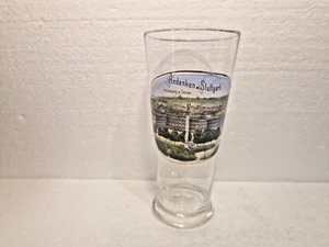 ANTIK GLAS ANDENKEN AN STUTTGART 1920 / 1930 SCHLOSSPLATZ MIT SCHLOSS - Bild 1 von 10