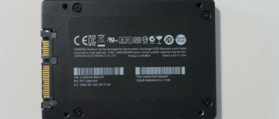 Samsung MZ-5PC1280/0A5 MZ-5PC5120 Apple# 655-1710B 2.5" 128gb Sata SSD - Image 1 of 1