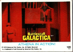 1978 Topps Battlestar Galactica #120 Athena in Aktion! Kostenloser Versand! - Bild 1 von 2