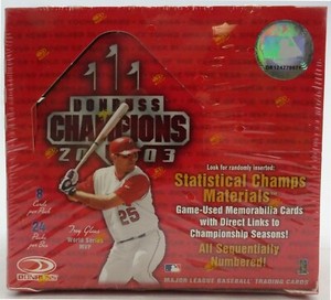 2003 Donruss Champions MLB Baseball Cards. You Pick The Card.