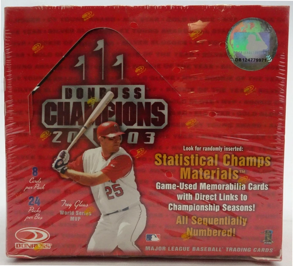 2003 Donruss Champions MLB Baseball Cards. You Pick The Card. - Image 1 of 1
