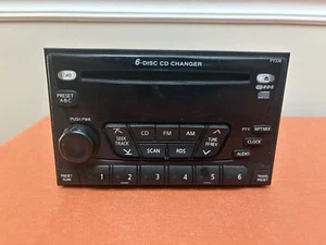 01 2001 Nissan Altima AM FM 6 Disc CD Radio Receiver PY228 28185-1Z300 - Bild 1 von 4