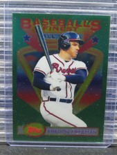 2020 Topps Finest Flashbacks Freddie Freeman All-Stars #86 Atlanta Braves