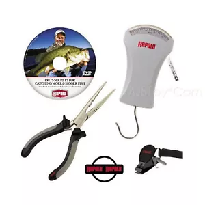 NEW Rapala Fishing Tool Combo Pro Catch Bigger Fish DVD Fisherman Plier Scale - Bild 1 von 1