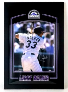 Larry Walker Autographed Colorado Rockies 16X20 Photo Framed TriStar COA - Picture 1 of 3