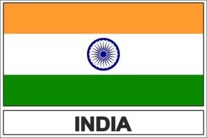 Aufkleber Sticker Flagge Indien IND - Bild 1 von 1