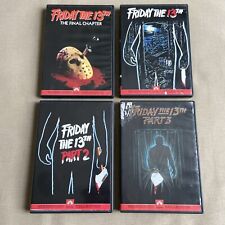 Friday the 13th 1-4 (DVD 4-Disc WS Set) Part 2 3 Final Chapter Horror Slasher +