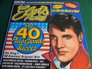 ELVIS / LE ROI DU ROCK'N ROLL / K-TEL #KF-138 ( CANADA IMPORT ) 2 LP SET - Picture 1 of 3