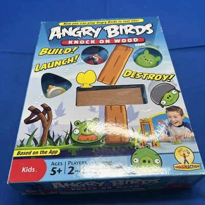 Mattel Games - W2793-Board Game - Angry Birds - Complete - Image 1 of 2