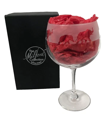 Milford Collection Animo Cristal Vidrio Grabado Elefante Gin Globo Vidrio 70cl Foto 1 de 4