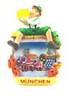 M&#252;nchen Magnet Poly Souvenir Germany Brezel bier Hopfen Festzug Bayern