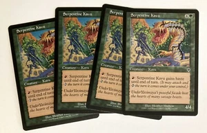 Serpentine Kavu (4) Invasion casi nuevo Magic The Gathering - Imagen 1 de 1