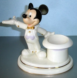 Lenox Disney Mickey’s Grand Evening Votivo Candelabro Estatuilla 2001 Nuevo - Imagen 1 de 6