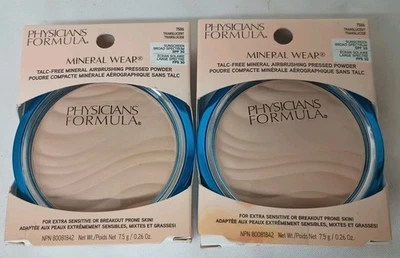 2 Pk Physicians Formula Mineral Wear Talc-Free Face Powder TranslucentSPF 30 EPX - Image 1 of 4
