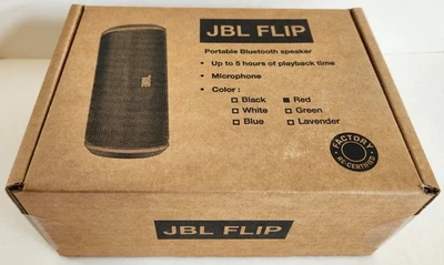 *SELLADO DE FÁBRICA-SIN ABRIR* JBL ROJO ABATIBLE (JBLFLIPREDAM-Z) Foto 1 de 4