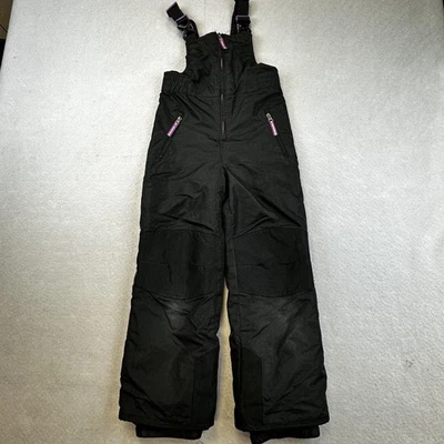 Pantalones con tirantes de nieve C9 Champion talla pequeña 6 6X negro aislado esquí ajustable Foto 1 de 4