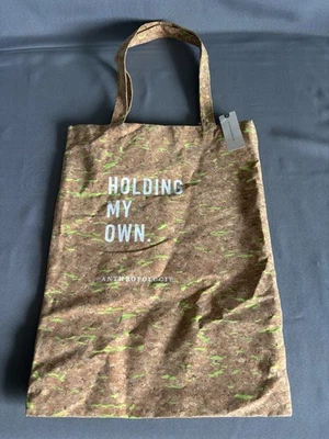 Bolso de Mano Anthropologie de Corcho Reutilizable Sosteniendo Mío Foto 1 de 4