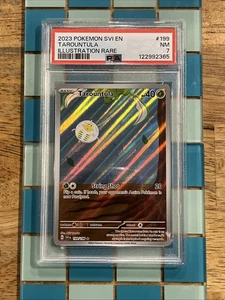 GRADED PSA 7 2023 Pokemon SVI EN Tarountula Illustration Rare #199 - Bild 1 von 2