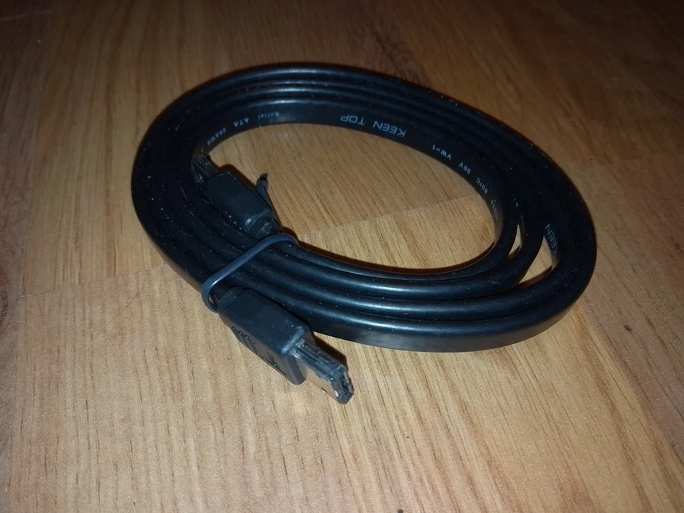 PLUSCOM TOP QUALITY 2m eSATA Cable External Hard Drive Lead E-Sata 2 Metre  - Image 1 of 1