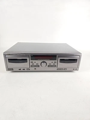 JVC TD-W217 2 Head Dual Cassette Dolby NR Processor Deck Tape Tested & Works - Image 1 of 4