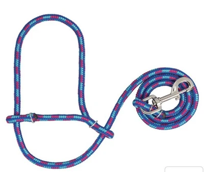 Neu mit Etikett Weaver Vieh Seil Schaf & Ziege Halfter & Druckknopf mehrfarbig 3/8” x 52” - Bild 1 von 3