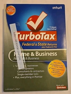 Intuit TurboTax Home & Business 2010 Windows & Mac Personal & Business - Picture 1 of 4