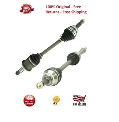 Front CV Axle Shaft Assembly Pair for 04-10 Toyota Sienna Van FWD New - Image 1 of 4