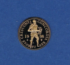.MONNAIE OR - PAYS BAS 1 DUCAT 1998 Poids 3,50 grammes 983 ‰.ø 21 mm.E252.5 - Picture 1 of 2