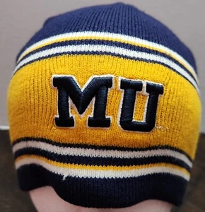 Colosseum Athletics Marquette Golden Eagles Beanie Hat Adult One Size Blue - Picture 1 of 10