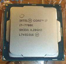 7th Gen Intel Core i7-7700K LGA 1151 CPU  4.5 GHz Quad  Cores  Processor 91W