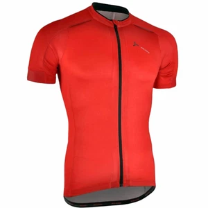 SILVINI Mens CENO Cycling Jersey Shirt Size XL Red Black MTB Outdoor Athletic - Picture 1 of 7