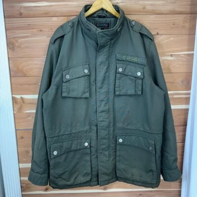 Coogi Jacket  Mens's Green Olive Full Zip Nylon size 3X Outdoor - Image 1 of 4