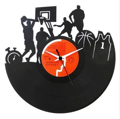 Vinyl Record Clock - Basketball - Image 1 of 2