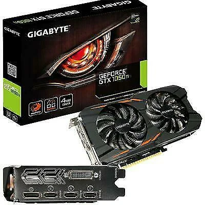 GIGABYTE GeForce GTX 1050 TI Windforce OC 4GB GDDR5 Graphics Card - Image 1 of 1