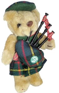 Oso de peluche musical tartán MacLaren regalo escocés hecho en Escocia - Imagen 1 de 5