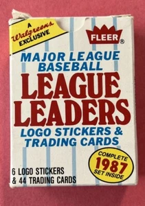 Juego completo Fleer League Leaders 1987 1-44 Puckett-Canseco-Rose-Brett-Clemens - Imagen 1 de 1