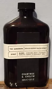 1- CRABTREE & EVELYN THE GARDENERS SPICED HONEY BATH SYRUP 11.8 Oz. NEW - Picture 1 of 5