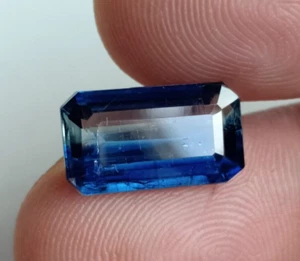 Natural Kyanite Octagon Faceted Cut Loose Gemstone For Jewelry Certified 5.43 CT - Picture 1 of 5