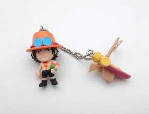 One Piece Ace 1.5" keychain charm figure toy gacha - Picture 1 of 2