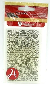 7 Zigeuner Reise Hintergrund Acryl Haftstempel - Bild 1 von 3