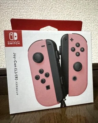 Switch Joy-Con (L)/(R) Controller Pastel Pink Color Japan / Nintendo - Image 1 of 4